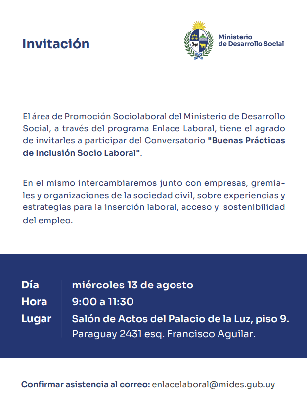 Invitación a la actividad