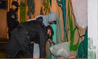 personas en situación de calle Policía con personas en situación de calle