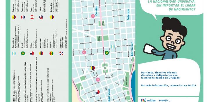 Exterior Folleto Hijo/a Nieto/a personas uruguayas Folleto Migrantes