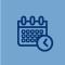 Agenda con reloj