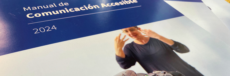 Portada del Manual de Comunicación Accesible 2024