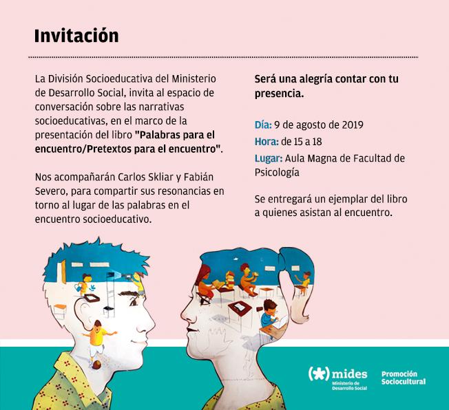 Invitación presentación del libro Invitación