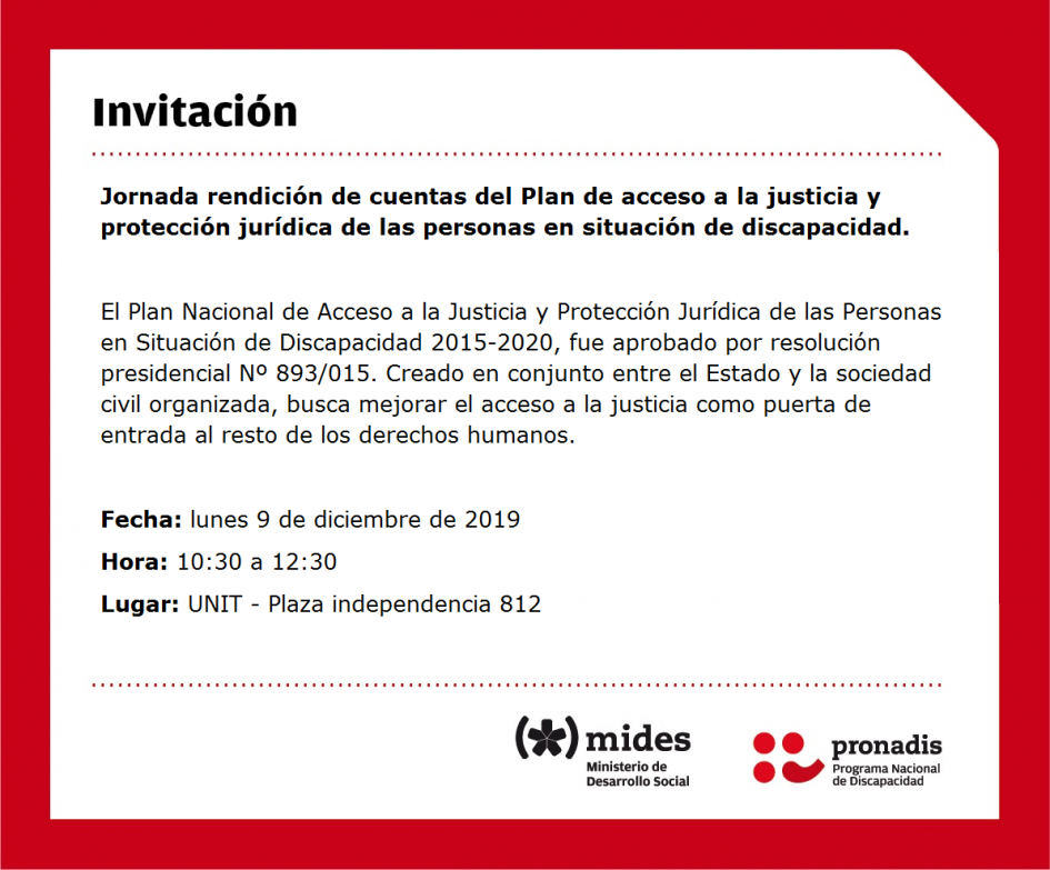 Invitación Invitación
