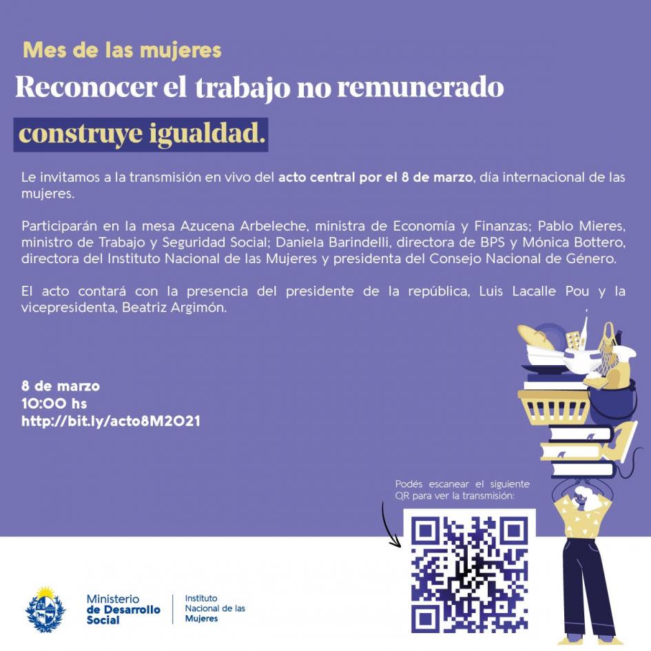 Invitación acto central 8 de marzo