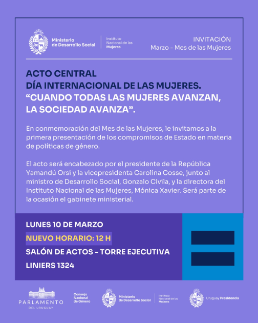 Invitación 8M