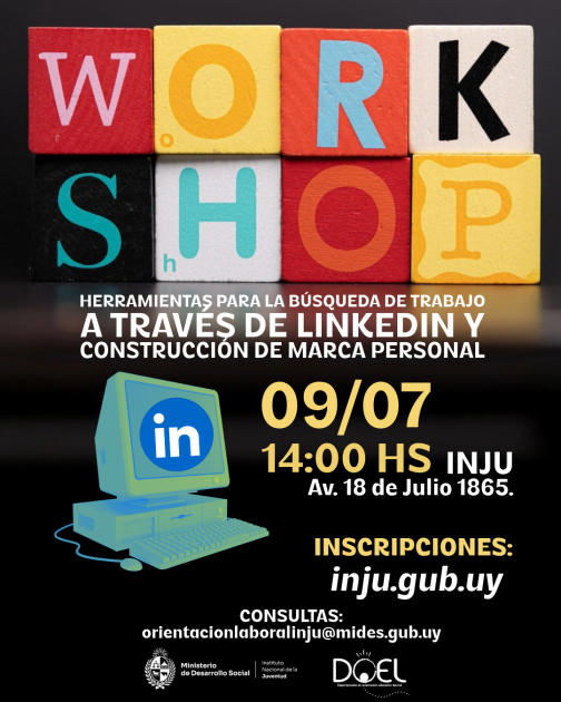 Afiche con la info del taller
