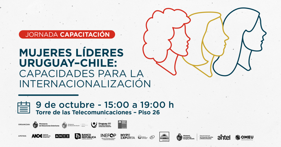 Invitación | Mujeres líderes Uruguay-Chile: capacidades para la internacionalización