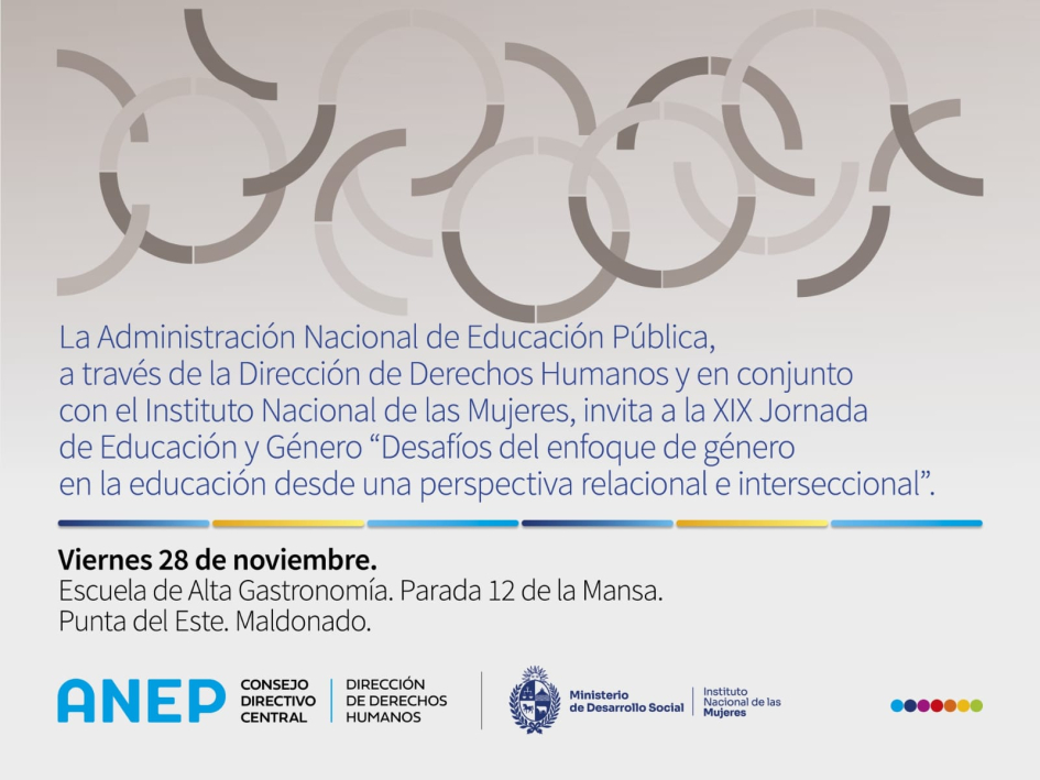 Invitación | XIX Jornada de Educación y Género