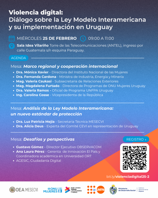 Invitación | Diálogo sobre la Ley Modelo Interamericana y su implementación en Uruguay