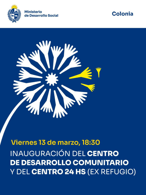 Inauguración del Centro de Desarrollo Comunitario en Colonia