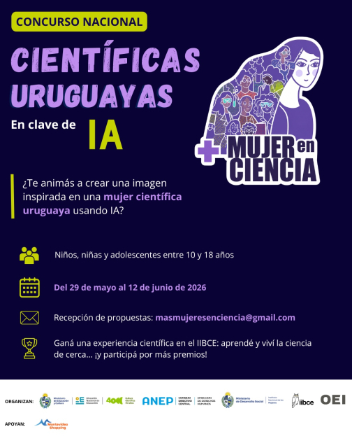 Concurso nacional Científicas uruguayas en clave de IA