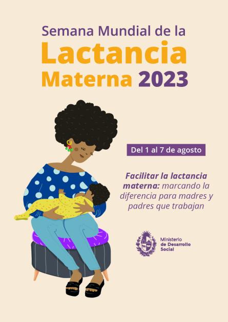 Afiche Semana mundial de la lactancia materna 2023 Afiche Semana mundial de la lactancia materna 2023