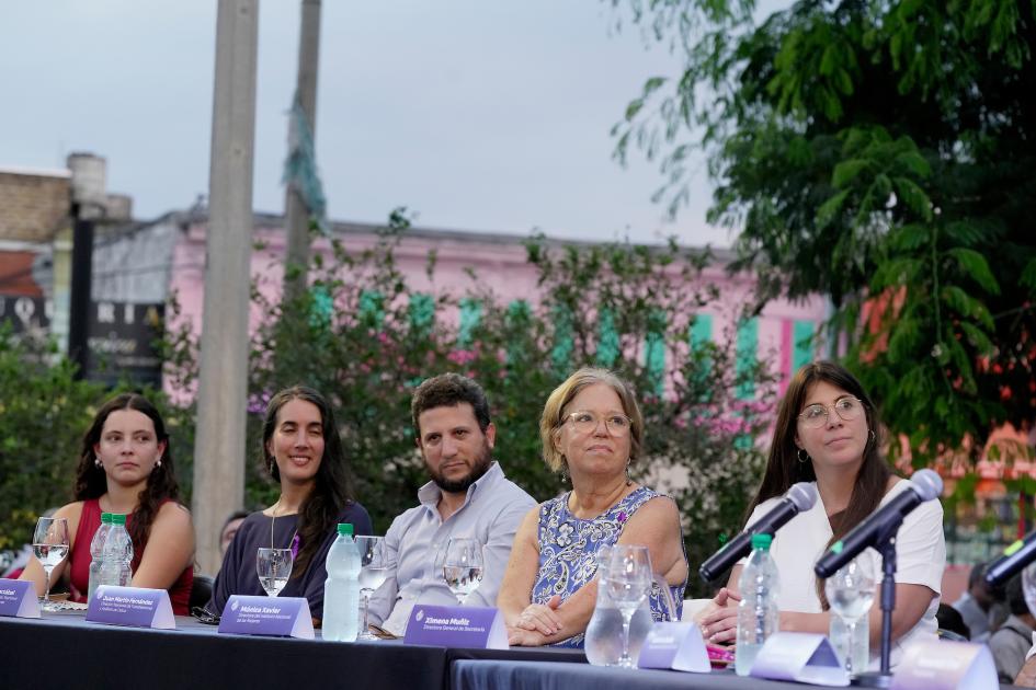 Directores del ministerio sobre el escenario (Foto: adhoc) Directores del ministerio sobre el escenario (Foto: adhoc)