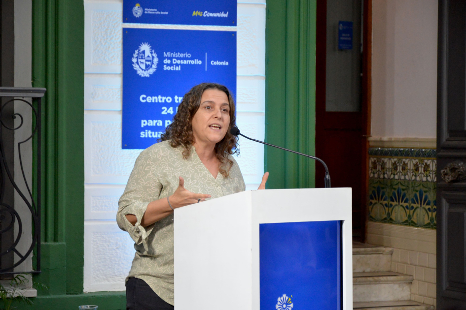 Mercedes Clara directora nacional de Gestión Territorial.