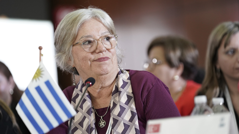 Mónica Xavier haciendo uso de la palabra. Foto: Flickr CEPAL