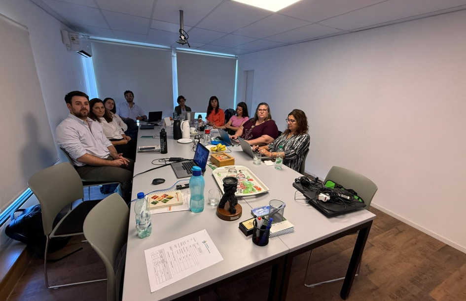 Equipo técnico de Inmujeres, LATU e Inase durante la certificación de nivel 1 del MCEG para Inase Equipo técnico de Inmujeres, LATU e Inase durante la certificación de nivel 1 del MCEG para Inase