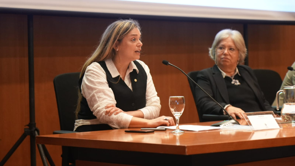 Paula Florit en uso de la palabra durante la presentación de la Política de Género Agro. Foto: MGAP. Paula Florit en uso de la palabra durante la presentación de la Política de Género Agro. Foto: MGAP.