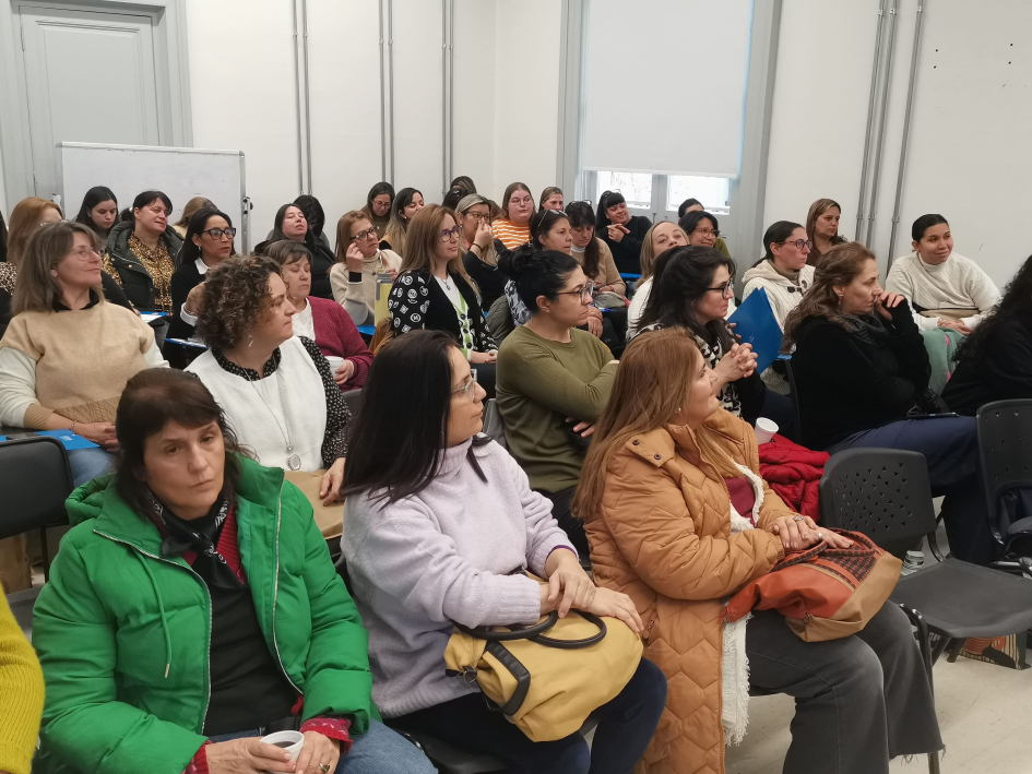 Facilitadoras de Autonomía durante la bienvenida