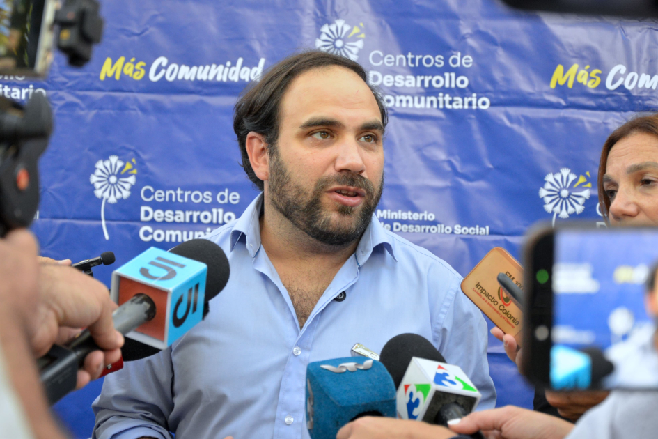 Gonzalo Civila ministro de Desarrollo Social.