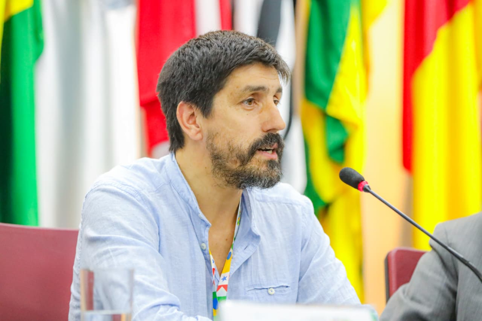 Camilo Álvarez en mesa MERCOSUR.