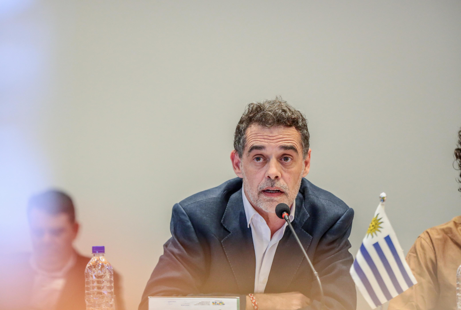 Federico Graña en mesa de autoridades MERCOSUR.