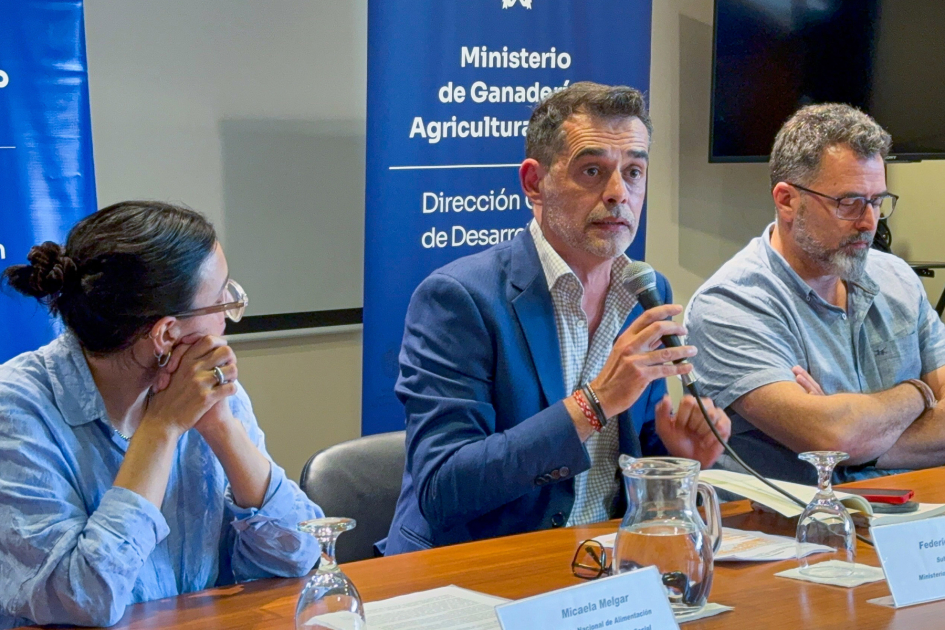 Micaela Melgar, Federico Graña y Matías Carámbula 