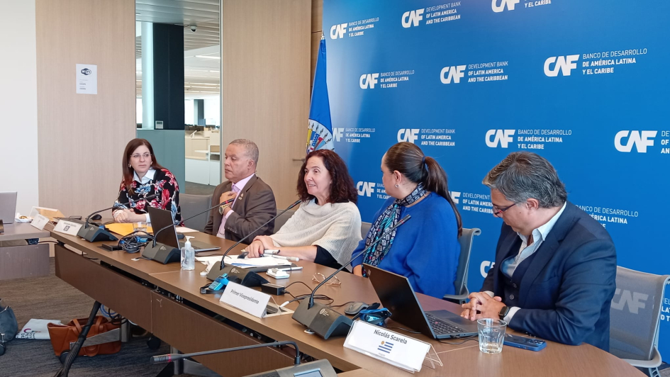 Antonia Irazábal durante su discurso asumiendo como presidenta de Ceddis Antonia Irazábal durante su discurso asumiendo como presidenta de Ceddis