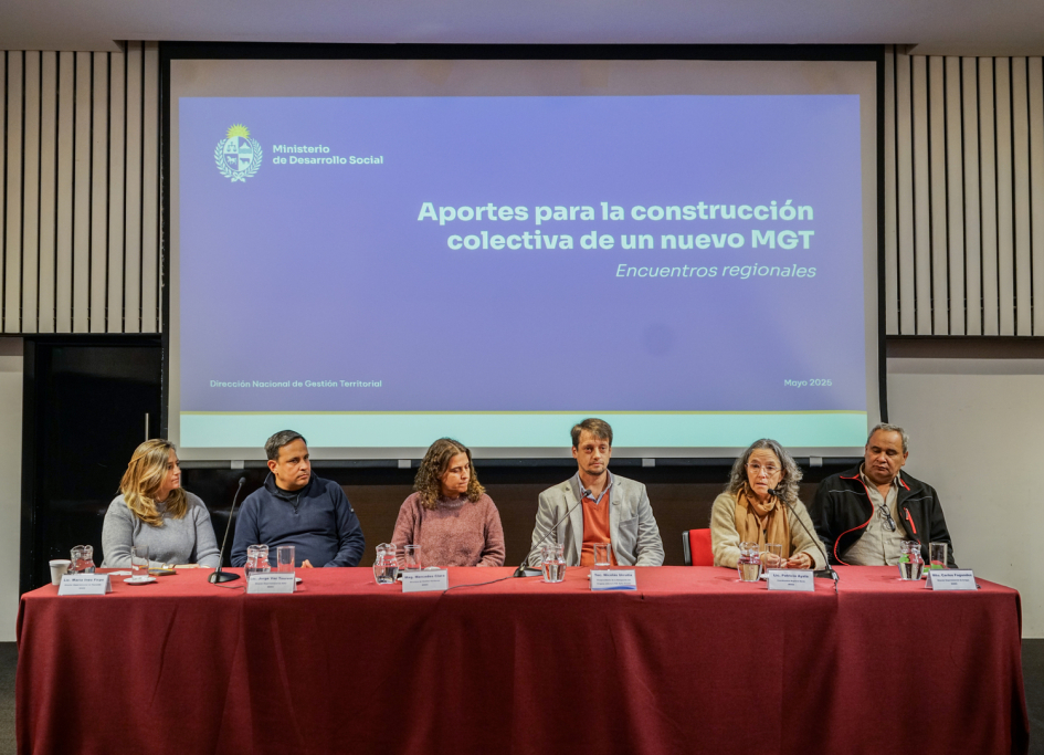 Encuentros Regionales organizados por la Dirección Nacional de Gestión Territorial (DNGT) .