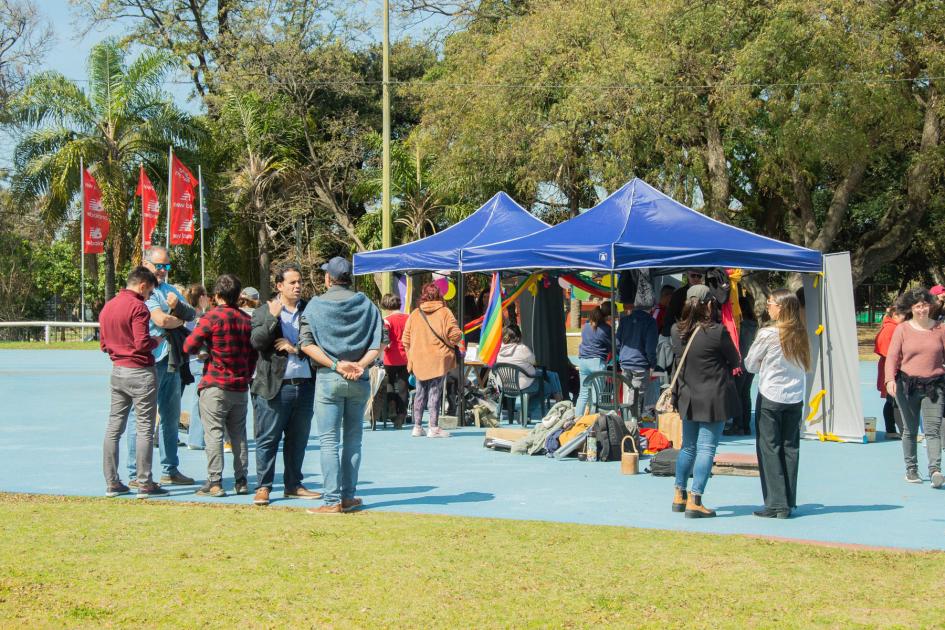 Participantes en la Pista de Atletismo 