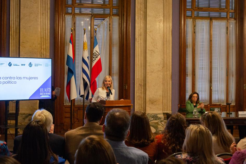 Discurso de la vicepresidenta de la República, Beatriz Argimón 