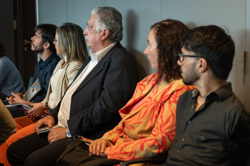 Reunión de autoridades en la presentación del Plan Nacional de Discapacidad en OPP.