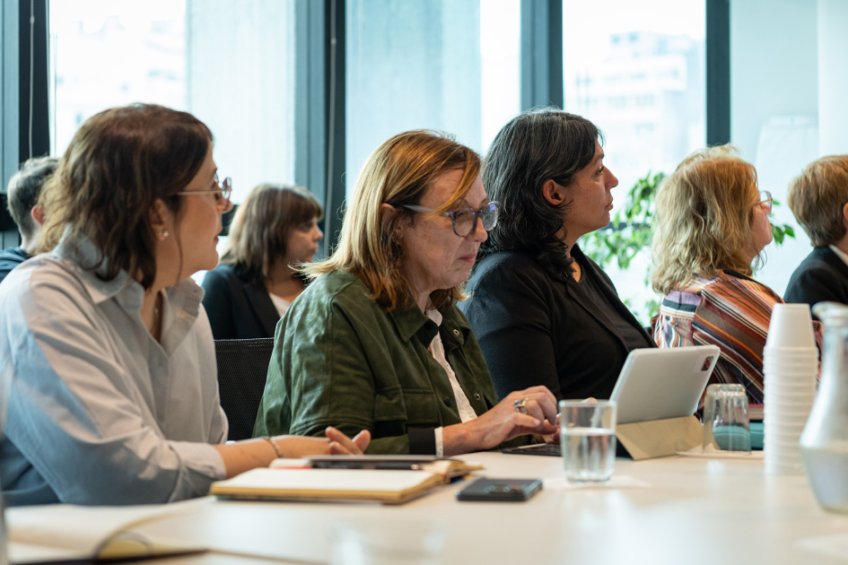 Reunión de autoridades en la presentación del Plan Nacional de Discapacidad en OPP.