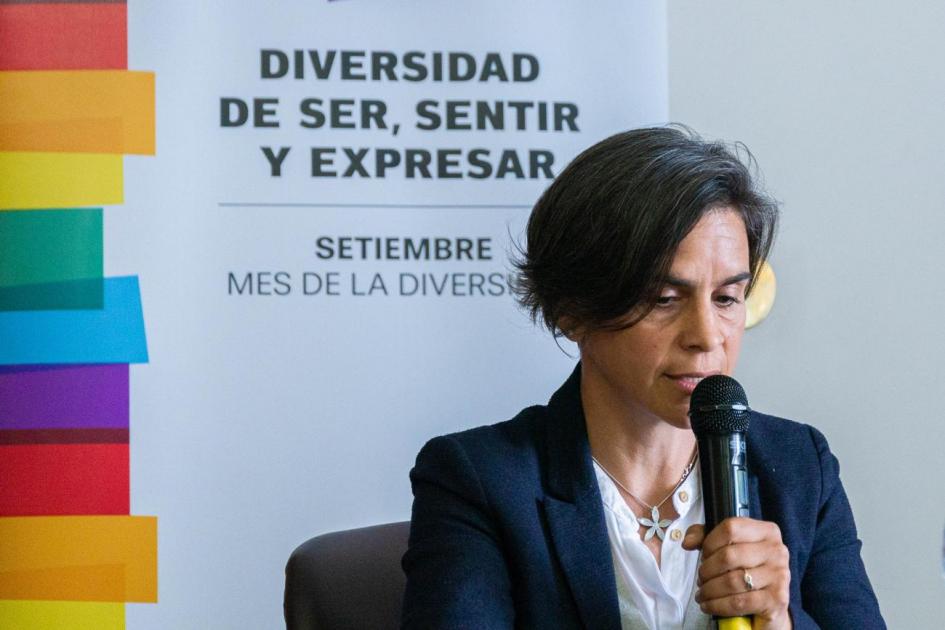 Directora nacional de Promoción Sociocultural, Luisa Rodríguez