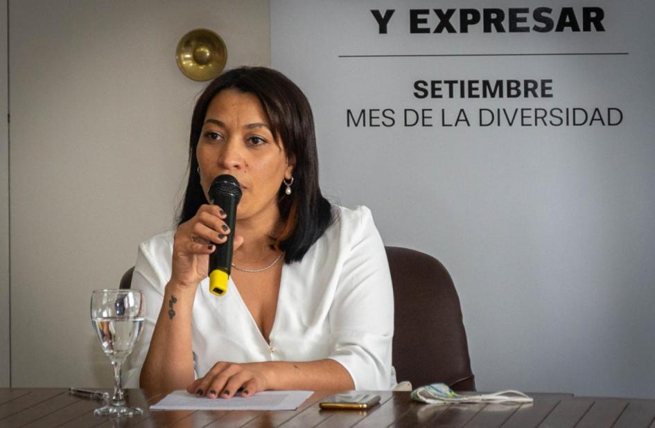 Directora de la División de Derechos Humanos, Rosa Méndez Directora de la División de Derechos Humanos, Rosa Méndez