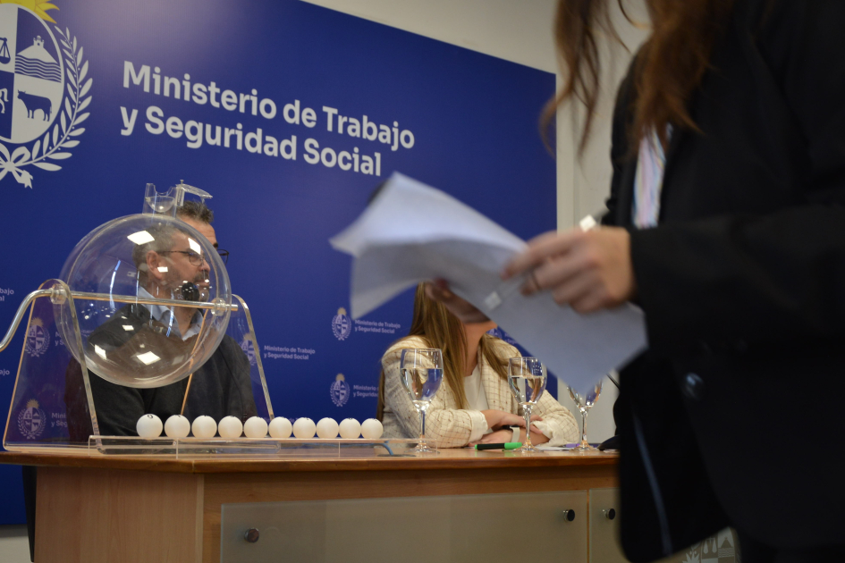 Sorteo Uruguay Impulsa. Sorteo Uruguay Impulsa.