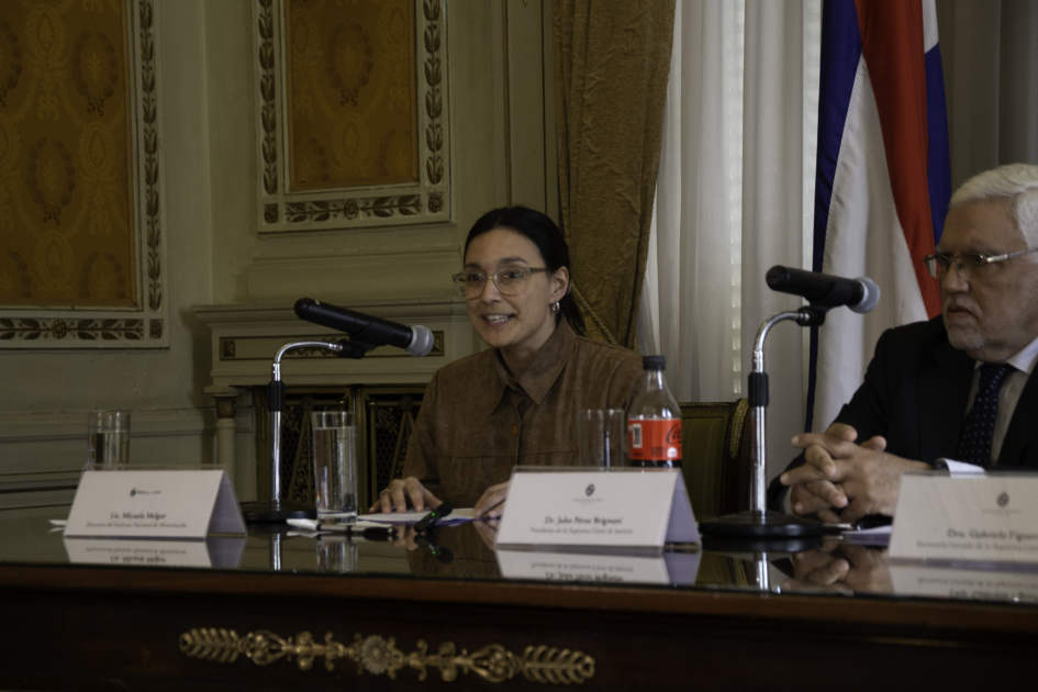 Firma de convenio por alimentación entre INDA y SCJ. Firma de convenio por alimentación entre INDA y SCJ.