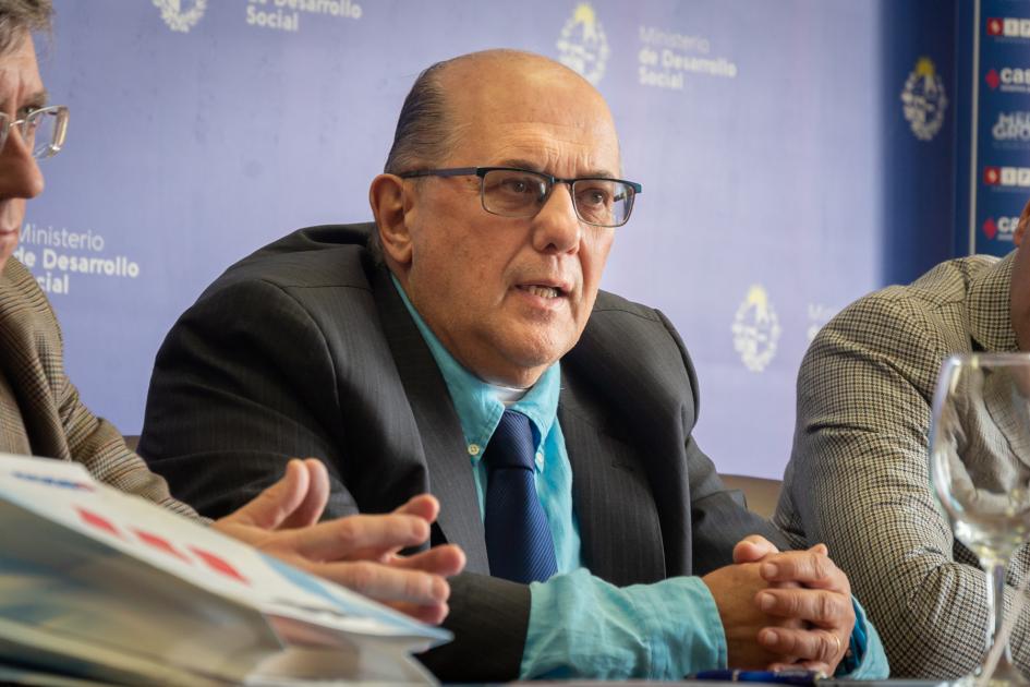 Presidente del CASMU durante su alocución Presidente del CASMU durante su alocución