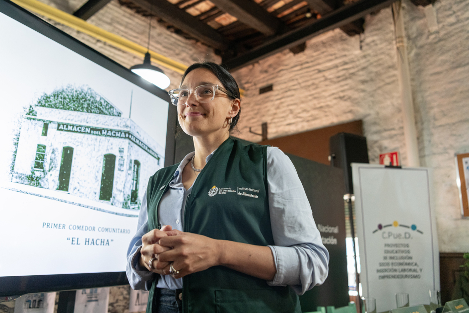 Directora del INDA, Micaela Melgar 