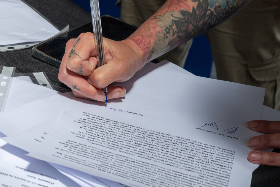 Firma de Fondo de Apoyo a Proyectos 