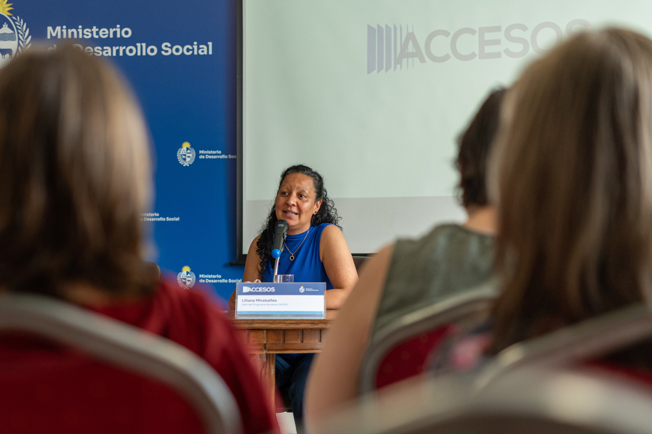 Liliana Miraballe, jefa del programa Accesos
