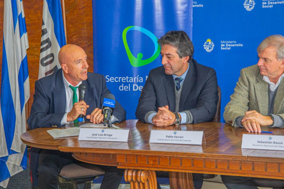 Intervención de José Luis Bringa, coordinador de Deporte Comunitario de la SND