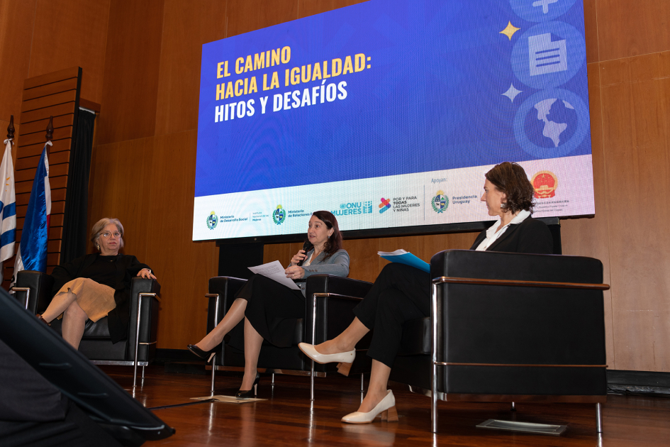 Acto ONU Mujeres sobre el camino hacia la igualdad.