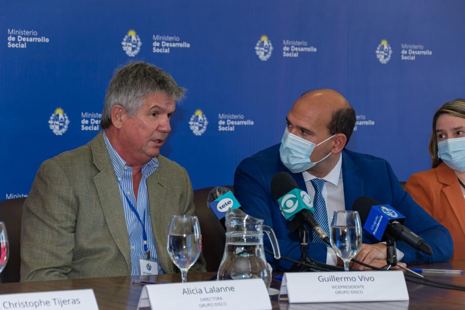 Vicepresidente del Grupo Disco haciendo uso de la palabra Vicepresidente del Grupo Disco haciendo uso de la palabra