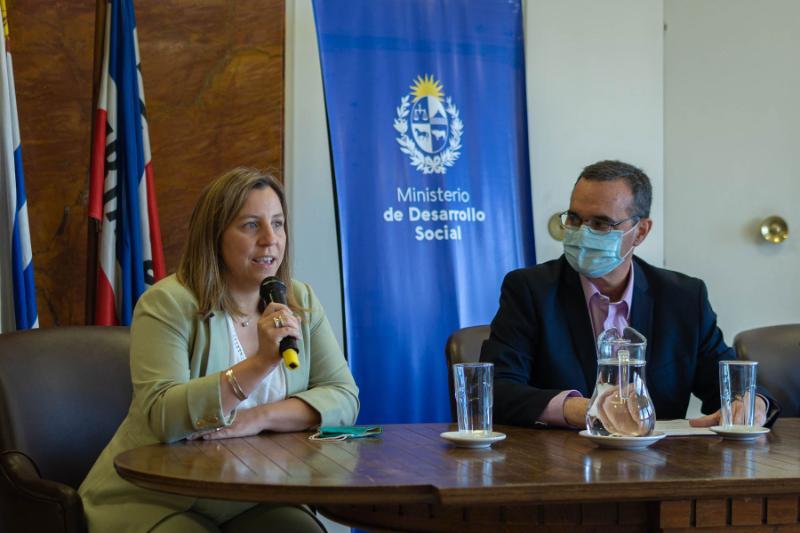 Autoridades Ministerio de Desarrollo Social Directora y Ministro
