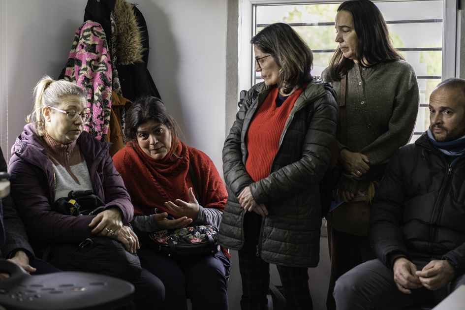 Representantes de los organismos involucrados