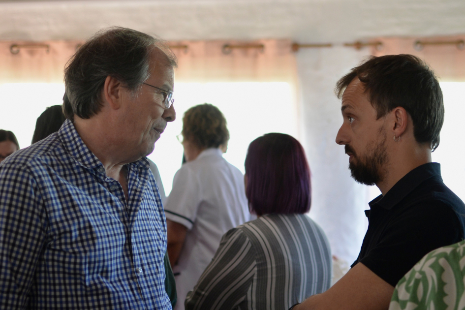 Reapertura del Centro de Día de Tranqueras y entrega de certificados Autoridades y técnicos presentes