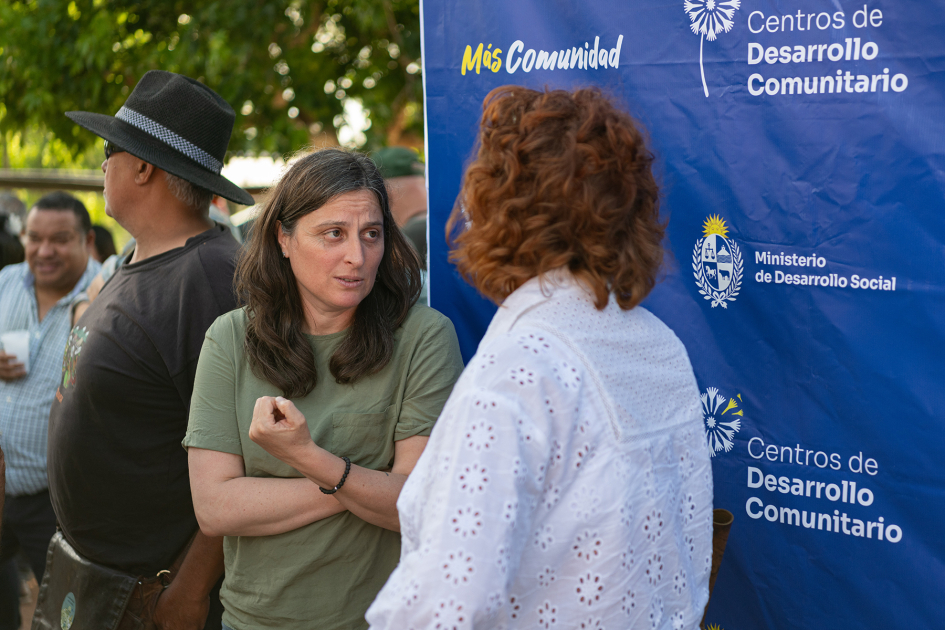 Inauguración del Centro de Desarrollo Comunitario en Tres Ombúes. Inauguración del Centro de Desarrollo Comunitario en Tres Ombúes.