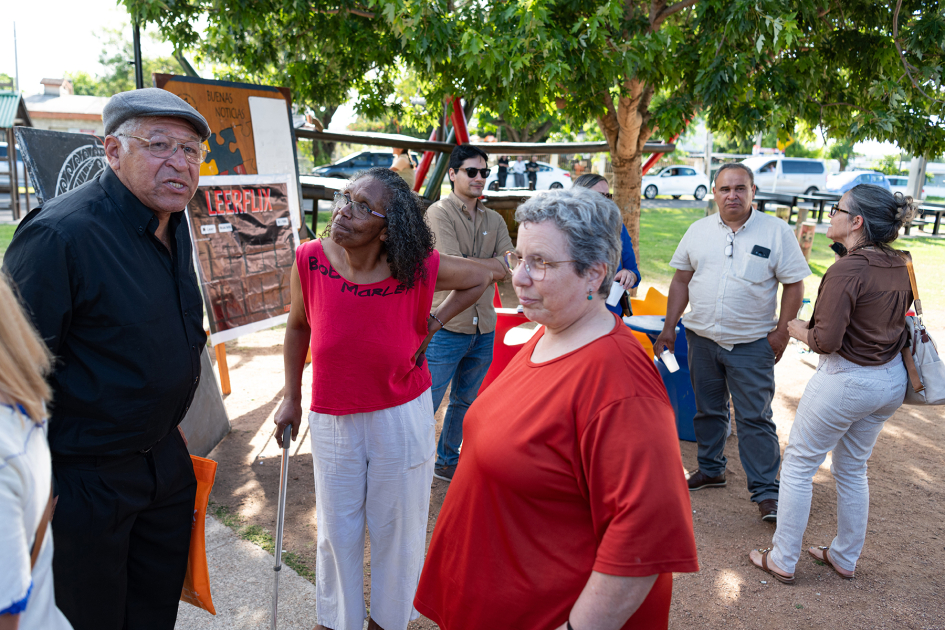 Inauguración del Centro de Desarrollo Comunitario en Tres Ombúes. Inauguración del Centro de Desarrollo Comunitario en Tres Ombúes.