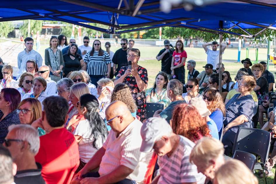 Inauguración del Centro de Desarrollo Comunitario en Tres Ombúes. Inauguración del Centro de Desarrollo Comunitario en Tres Ombúes.