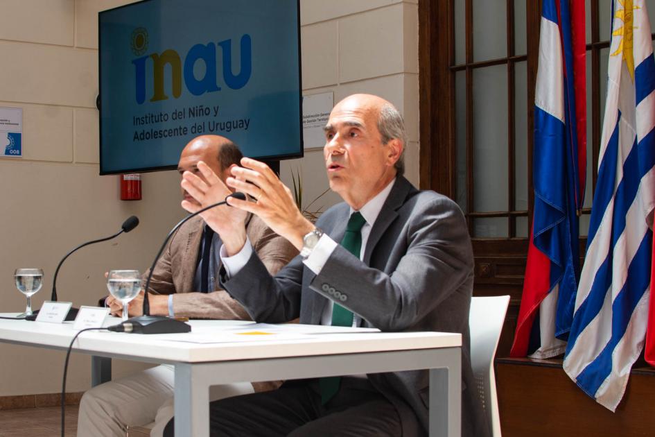 Pablo Abdala durante su intervención Pablo Abdala durante su intervención